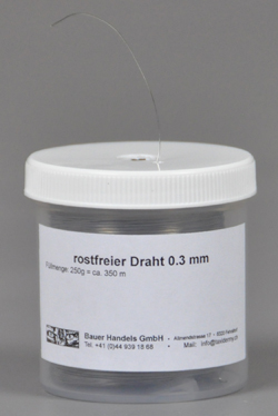 Draht, rostfrei (Dose)