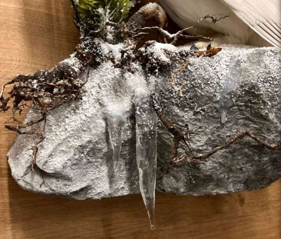 Künstliche Eiszapfen