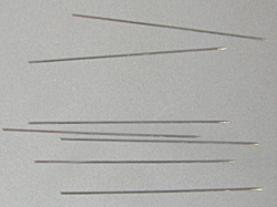 Insect needles stainless without head