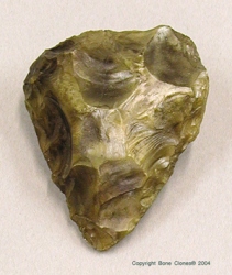 Fossil Hominid Tool Bi-facial Hand-Axe 002