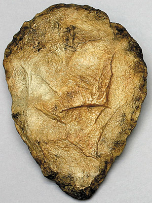 Fossil Hominid Tool- Hand Axe- Acheulean- 1.2 mya