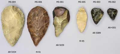 Fossil Hominid Tools- set of 6 (MS-001 through MS-006)