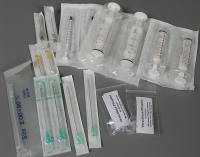 Syringes needles - set